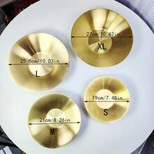 1 Pc Home & Restaurant Elegant Gold-Color Pasta Bowl, Minimalist Design - Gold Pasta Bowl - View 2