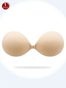 Large Cup Size Women Plus Size Adhesive Strapless Bras, Seamless Lift-Up Sticky Bras For Dresses, Spaghetti Strap Tops, Summer - Multicolor - View 22