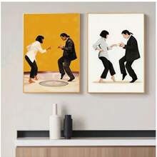 1 STUKS/2 STUKS Moderne Pop Canvas Poster, Verwijderbare Wandkunst Zonder Lijst, GEEN LIJST Cadeau, Canvas Print Decor, Dynamische Martial Arts Figuren, Ideaal Voor Woonkamers, Slaapkamers, Kantoren, Perfect Voor Verjaardagen, Afstudeerfeesten, Bruiloften, Huisdecoratie. Romantische Stellen Dansen Canvas Art Poster, Wanddecoratie Zonder Lijst, Geïnspireerd Op Films, Geschikt Voor Woonkamers, Slaapkamers, Kantoren En Eetkamers, Waterdichte Print, Perfect Cadeau-idee, Ideaal Voor Kamerdecoratie.