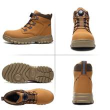 frysen frysen Chaussures de travail Chaussures de sécurité Hommes Femmes Embout en acier Anti-écrasement Léger Sportif Respirant Autobloquant Libération rapide Mode Chaussures de protection 36-46 EU
