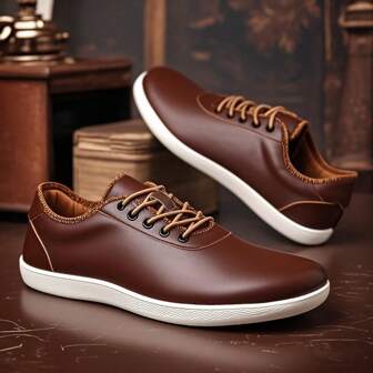 男士休闲乐福鞋 舒适宽头柔软日常步行运动鞋 经典便鞋