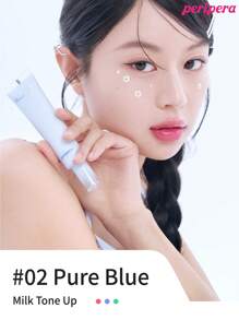 Peripera 35ml K-Beauty One Step Color Corrector Isolation Cream, Makeup Primer, Skin Tone Correcting, Brightening Primer, Oil Control Moisturizing, Daily Makeup, Korean Makeup - #02 Pure Blue - View 2