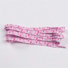 1 Pair Multicolor Canvas Shoelaces, Suitable For Low-Top Casual Shoes, Sneakers And Sportswear, Spring/Summer