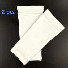 Pro Soccer Shin Guards & Leg Warmers Set (2pcs) - Double Layer Elastic Support For Football Matches, Training - Breathable, Lightweight Design