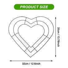 Easter Wreath Metal Frame Garden Bunny Shaped Wire Wreath Form For Easter DIY Craft Project