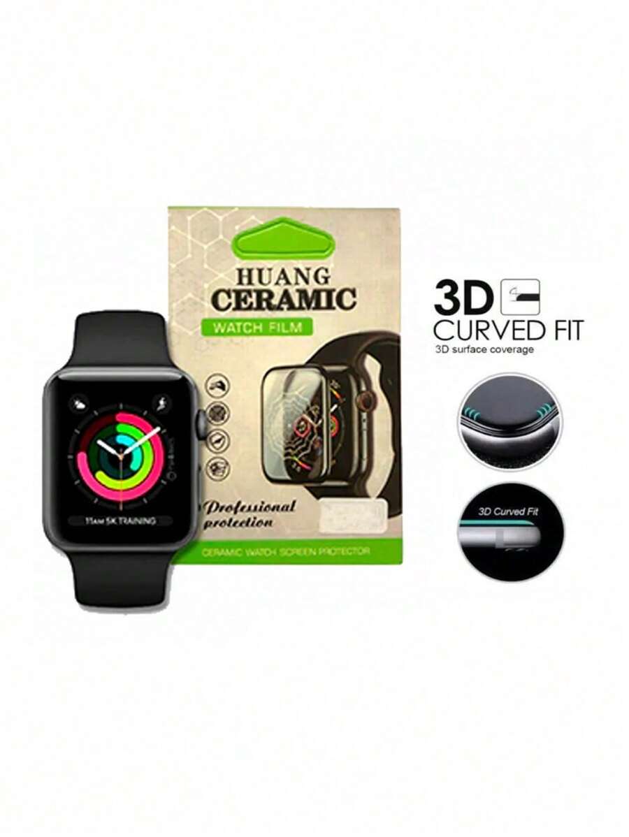 Huang Ceramic HD Premium Screen Protector - Apple Watch Series - trắng - Xem 1