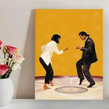 1 STUKS/2 STUKS Moderne Pop Canvas Poster, Verwijderbare Wandkunst Zonder Lijst, GEEN LIJST Cadeau, Canvas Print Decor, Dynamische Martial Arts Figuren, Ideaal Voor Woonkamers, Slaapkamers, Kantoren, Perfect Voor Verjaardagen, Afstudeerfeesten, Bruiloften, Huisdecoratie. Romantische Stellen Dansen Canvas Art Poster, Wanddecoratie Zonder Lijst, Geïnspireerd Op Films, Geschikt Voor Woonkamers, Slaapkamers, Kantoren En Eetkamers, Waterdichte Print, Perfect Cadeau-idee, Ideaal Voor Kamerdecoratie.