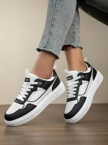 Chaussures plates en canevas blanche décontractées, mode femme, légères et polyvalentes
