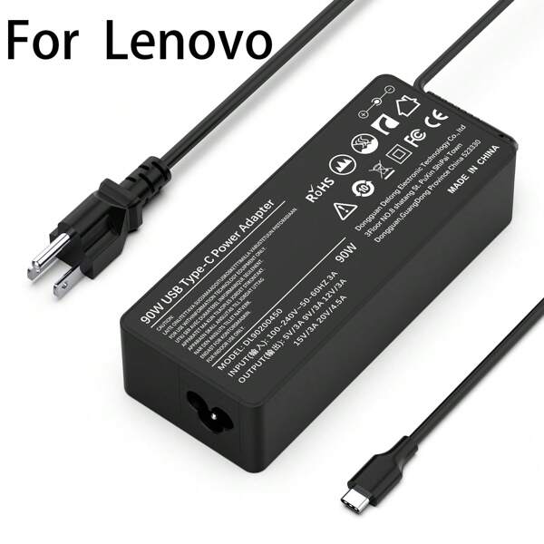 VUOHOEG 90W USB-C Laptop Fast Charger, 20V 4.5A Power Adapter, Compatible With Type-C Laptops And Devices, Compact And Portable Design.
