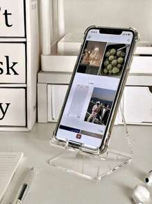 1pc Multi-Color Desktop Phone Stand With Protective Packaging, Creative Decoration&Charging, Anti Slip Design, Suitable For Various Scenarios