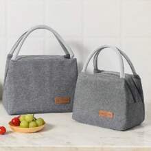 1 pieza, Bolsas de almuerzo aisladas, Bolsas de almuerzo aisladas para hombres y mujeres, Contenedores grandes de caja de almuerzo, Bolsos reutilizables a prueba de fugas, Adecuado para camping, picnic, trabajo, escuela, playa