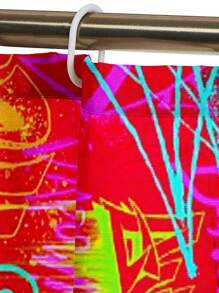 1 件/4 件个性化聚酯纤维浴室套装浴帘，带防滑地毯马桶盖和浴室垫防水防霉速干装饰浴室配件，适用于家庭酒店宿舍现代季节性浴室装饰母亲节鲜花，给妈妈的个性化礼物，最后一分钟的礼物，母亲节创意，母亲节礼物，给妈妈的手工卡片，50 美元以下的最佳母亲节礼物