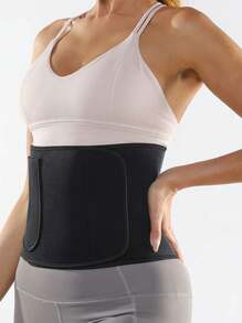 1pc Women's Waist Training Belt, Tight Fitting Corset, Sweat Absorbing Belt, Wrapped In Silver Ion For Abdominal Compression With Phone Bag, Women's Abdominal Compression With Sauna, Sweat Absorbing Belt, Waist Seal, Allowing For Double Fat Burning, Better Exercise And Shaping, Quick Abdominal Compression, And A Sexy Little Waist - Multicolor - View 2