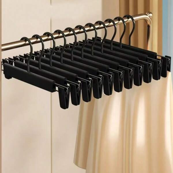 50 pièces/20 pièces/10 pièces/1 pièce Pinces à pantalon finition mate, cintre de magasin de vêtements pour adultes, cintres de finition mate colorés, pinces à pantalon extensibles. Cintres à pantalon multicolores, excellent et nouveau cadeau de l'année pour la famille et les amis. Pantalon, robe, chaussures, jeans, bottes, jupe, clip de jupe scolaire, cintre à pantalon