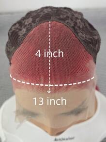 13x4 Lace Front Wig, Red, 180 Density, High Definition Lace Front Wig, Women Long Straight Synthetic Lace Front Wig, Heat Resistant Fiber Hair, 28 Inches, Suitable For Halloween - Red - View 9