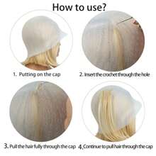 1pc Silicone Hair Highlight Cap With Holes & Hooks, 1pc Reusable Hair Dyeing Brush, Hair Salon Coloring Tools Set Suitable For Women And Men,Hair Tools,Hair Products And Accessories For Barber Salon Beauty Travel Essentials