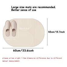 Quick Dry Bathroom Rug - Ultra Thin Bath Mat With Rubber Backing For Bathroom Floor - Washable, Non-Slip Shower Rug Fits Under Door - In Front Of Sink, Bathtub, Shower, Toilet Home Bathroom Decor Floor Carpet Outdoor Rug Door Mat Summer Bathroom Accessories Back To School