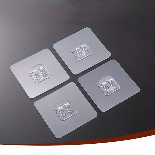 1-20pcs Adhesive Damage-Free Hooks, Various Rack Sticky Tape, Iron Racks, Hair Dryer Wall Mount Racks, Bathroom Organizer Damage-Free Hooks, Heavy Duty Adhesive Pads