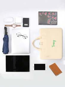 1pc Customized Name Tablet Sleeve, Laptop Inner Bag, Stylish & Lightweight Computer Sleeve, Suitable For Tablet Inner Bag & Laptop Bag, Suitable For Daily Carrying, Can Be Used As Birthday Gift, Holiday Gift, Gift For Family And Friends