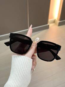 1pc Casual Polycarbonate (PC) Decorative Women's Fashion Glasses, Y2K Elegant And Stylish Accessory