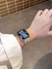 Summer New Monet Garden Personalized Leather Strap Compatible With 38/40/41/42/44/45/49mm Apple Watch Strap Apple Watch Strap Apple Watch Strap Ultra/Se/8/7/6/5/4/3/2/1