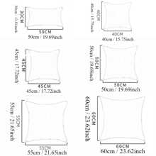 Inserto de almohada decorativa extraíble y lavable, blanco, núcleo de tela esponjosa cuadrada con cremallera, envío comprimido