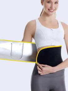 1pc Women's Waist Training Belt, Tight Fitting Corset, Sweat Absorbing Belt, Wrapped In Silver Ion For Abdominal Compression With Phone Bag, Women's Abdominal Compression With Sauna, Sweat Absorbing Belt, Waist Seal, Allowing For Double Fat Burning, Better Exercise And Shaping, Quick Abdominal Compression, And A Sexy Little Waist - Multicolor - View 15