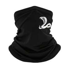 2pcs/1pc Snake Print Summer Face Mask For Men Neck Gaiters Scarf Face Covering Balaclava Fishing Cycling Running Masks Windproof Bandana - Multicolor - View 8