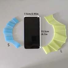 1 Pair Anti-Slip Silicone Swimming Fins - Suitable For Swimming Pool, Beach, Ocean And Diving Training