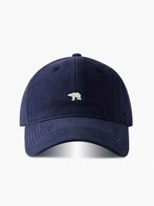 1pc Casual Fashion Versatile Hat Small Face Shield Sun Hat Cute Bear Baseball Cap - One Size - View 6