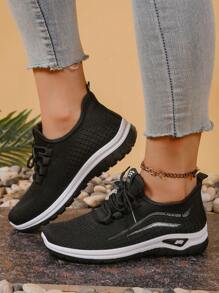 2025 Lente Nieuwe Dames Casual Sneakers Dikke Zool Vetersluiting Mode Koreaanse Stijl