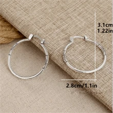 1 par de pendientes bohemios de estilo retro con diseños florales delicados, un regalo perfecto para mujeres
