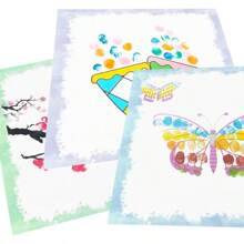 1pc Finger Painting Drawing Book, Handmade Graffiti Painting Stamp Pad Coloring Book, Washable Paint Graffiti DIY Album, Suitable For School, Home, Leisure Time,Mother's Day,Mom's Gift,Back To School,School Supplies