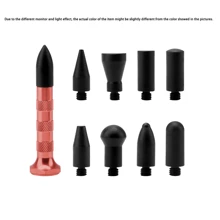 Car Body Unpainted Dent Repair Multi Head Leveling Hammer Tapping Pen Repair Tool Set, Manual Tool For Car Dent Repair, Suitable For Removing Dent Hail Repair Tool Set - Black - View 7