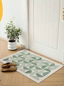 Dywan do wnętrz w stylu wiosenno-farmerskim z nadrukiem - antypoślizgowy, ultracienki, supermocny, dywan z nadrukiem - miętowy, odpowiedni do wystroju wnętrz w przedpokojach, sypialniach i salonach - rozmiar: 78,74*118,11 cali