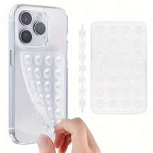1 Piece 28-Piece Silicone Suction Cup Phone Holder - For Selfies And Videos, Strong Grip, Compatible With IPhone And Android - Sticky Silicone Holder, Suitable For Makeup Use, Ideal Video Recording And Photography Tool