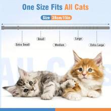 1pc Calming Collars For Cats, Adjustable Silicone Pheromone Diffuser Neckbands, Clinically Proven To Reduce Stress & Anxiety, Waterproof Design, With 60 Days Wear For All Cat Sizes,Cat Calming Collar For Anxiety, Efficient Relieve Anxiety Stress