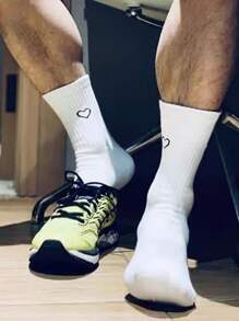 3 paar/1 paar hartvormige sokken tot aan de kuit, veelzijdige sportsokken, unisex, geschikt voor alle seizoenen