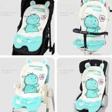 婴儿推车配件套装：通用 4 季婴儿推车座椅坐垫、学步车背带、棉垫和高脚椅靠背 - 彩色 - 查看 3