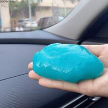 Nettoyant magique réutilisable polyvalent - Gel de nettoyage pour le détail automobile, les claviers, l'intérieur automobile, les aérateurs - Pâte de retrait de la poussière sans électricité pour la maison et le véhicule