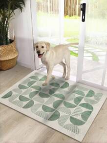 Dywan do wnętrz w stylu wiosenno-farmerskim z nadrukiem - antypoślizgowy, ultracienki, supermocny, dywan z nadrukiem - miętowy, odpowiedni do wystroju wnętrz w przedpokojach, sypialniach i salonach - rozmiar: 78,74*118,11 cali