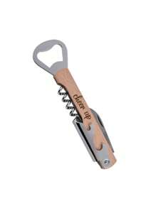 1/5/10/30 pezzi Apribottiglie personalizzato con incisione - Manico in legno con testo personalizzato, Apribottiglie multifunzione per birra e bibite - Per matrimoni, anniversari, battesimi e feste - Regalo perfetto per damigelle, testimoni, fidanzamenti