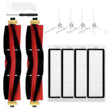 Ersatzteile für Xiao Mi Mijia Roborock S4/S4 Max S5/S5 Max/S6/S6 Pure/S6 MaxV/S50/S65/E2/E3/E4/E5/E20/E25/E35 Staubsauger, Zubehör Hauptbürste/Rollerbürste, Seitenbürste/Eckbürste, Wischtuch/Wischfetzen, HEPA-Filter.