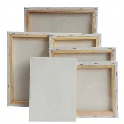 Telas para pintura, Kit com 5 UNIDADES, ESCOLHA O TAMANHO