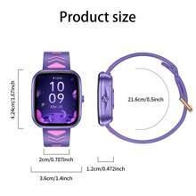 ESFOE LIGE's New Children's Smart Watch Has A Variety Of Puzzle And Fun Mini Games, Alarm Clock Reminders, 1.75-Inch Full Touch Screen, More Than 20 Sports Modes, 24-Hour Activity Tracking, Various Interesting Watch Faces, Music Player, Alarm Clock, Sports Children's Watch