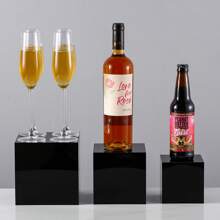 Sets Of 3 Acrylic Supplies Display Stand Risers ,Displays Stands For Party,Dessert Table Display Set,Retail Counter,Nesting Risers With Hollow Bottoms