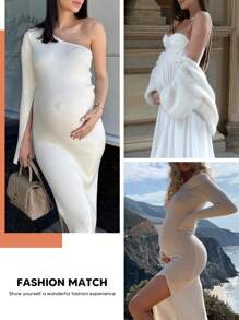 Pantalones cortos de maternidad con cintura alta y panel de barriga expandible para soporte abdominal
