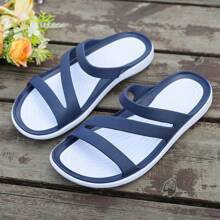 Chanclas impermeables de verano 2025 para mujeres, sandalias suaves para playa/piscina, chanclas planas para uso exterior para mujeres embarazadas