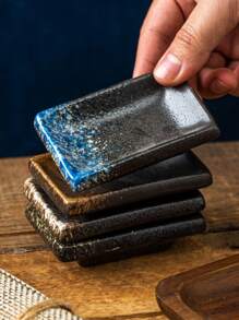 4/5pcs Ceramic Sauce Dishes, Various Colors And Shapes Available, Japanese Style Ceramic Condiment Dishes - Suitable For Soy Sauce, Vinegar, Hot Pot Dipping Sauce, Etc. - Kitchenware, Elegant Small Seasoning Bowls, Heat-Resistant, Suitable For Salad, Sushi, Fruit, Condiments, Appetizers, Suitable For Kitchen, Restaurant, Sushi Shop