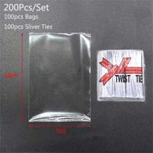 50/100 piezas Bolsas de celofán transparentes y de colores, bolsas de plástico OPP transparentes para empaquetar caramelos, chupetes, galletas, regalos, favores de fiesta, suministros de hornear